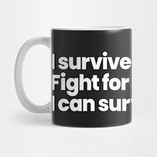 I survived the Fight for Wynonna. I can survive this. Mug